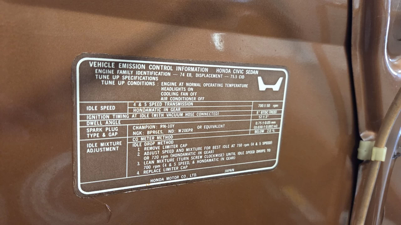 1979 Honda Civic Automatique Main Image