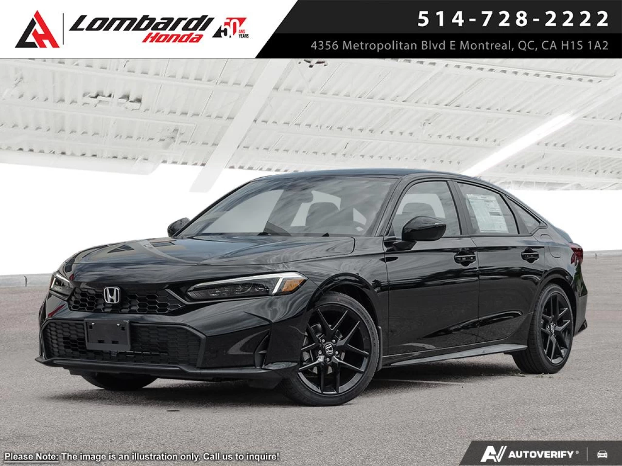 2026 HONDA CIVIC SDN SPORT Image principale
